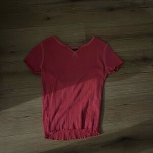 Pink shirt with cool details